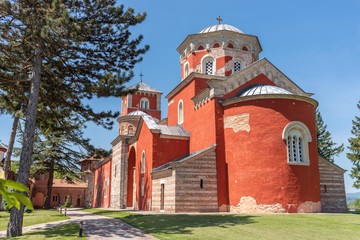 orthodox church monastery building.