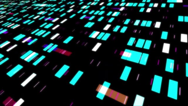 Futuristic bright colorful digital big data technology background - illustrator abstract technology background