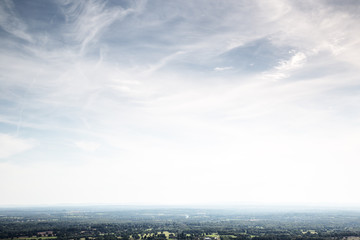 view looking across the valley