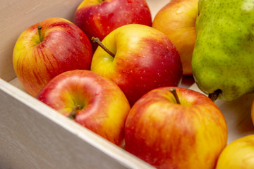 red apples in a basket