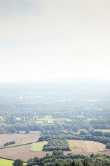 view looking across the valley