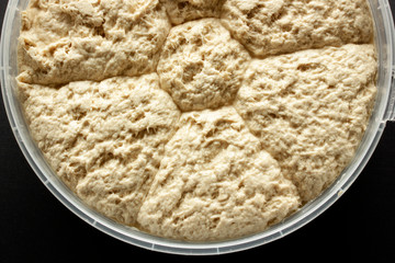  traditional turkish tahini halva in plate
