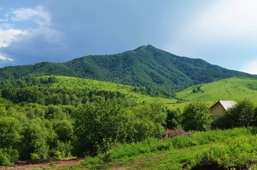 landscape in the mountains