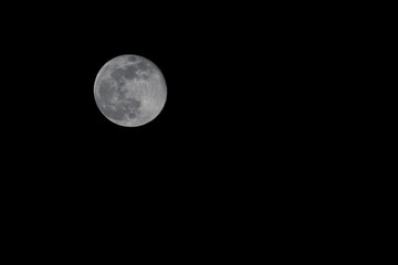 perfect moon and you can also see the lunar craters during the f