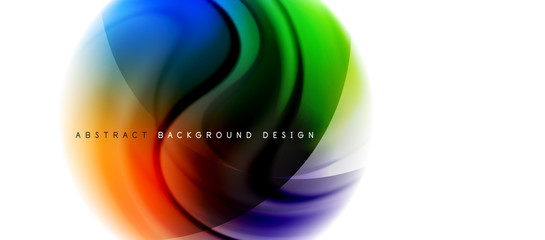 Abstract background, fluid mixing gradient liquid style colors composition. Vector Illustration For Wallpaper, Banner, Background, Card, Book Illustration, landing page