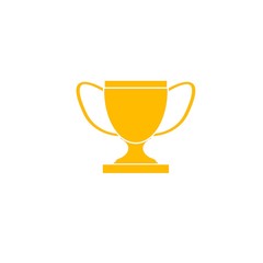 Trophy cup vector icon