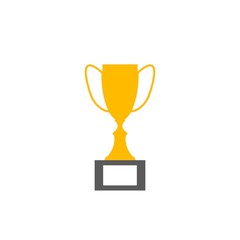 Trophy cup vector icon