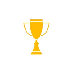 Trophy cup vector icon