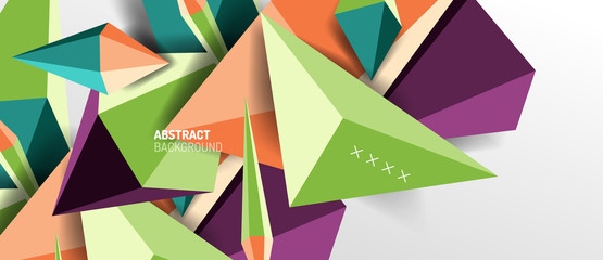 Trendy simple triangle abstract background, dynamic motion concept. Vector Illustration For Wallpaper, Banner, Background, Card, Book Illustration, landing page