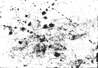 Paint splatter background. Old grunge material texture. Decorative vector backdrop.