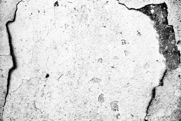 Texture of a concrete wall with cracks and scratches which can be used as a background