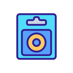 packaging dental floss icon vector outline illustration