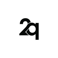 2q letter original monogram logo design