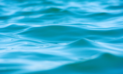 Lights on sea background. Waves.