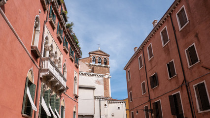 Bell Tower Of The Church Of Santa Maria Del Giglio Venice