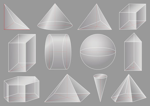 Three-dimensional geometric figure, school geometry.
Graphical educational presentation.
