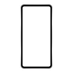 blank screen smartphone isolated on white background vector