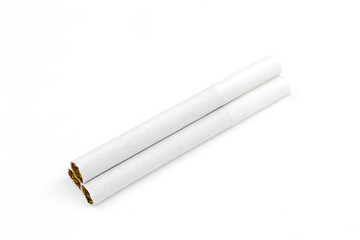 Cigarette isolated on a white background.