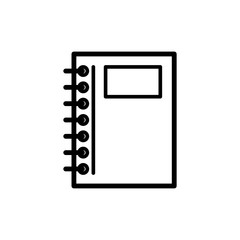 note book icon vector design template
