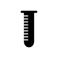 lab tube - chemistry icon vector design template