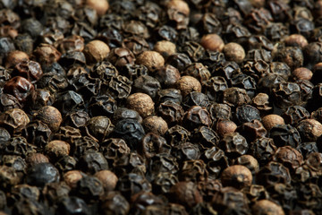 Whole peppercorn background stock photos