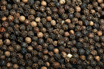 Whole peppercorn background stock photos