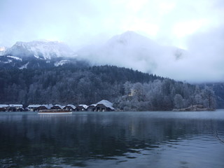 Der Königssee im Winter