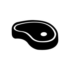 Meat icon vector simple design