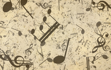 Grunge musical background.
