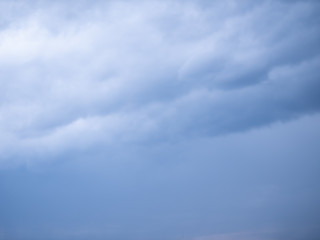 Stormy sky during a thunderstorm
