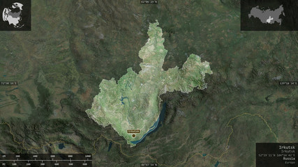 Irkutsk, Russia - composition. Satellite © Yarr65