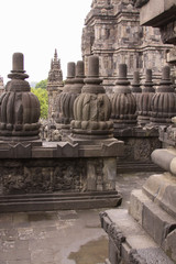 Fototapeta na wymiar Stone bells at Prambanan hindu temple, Indonesia