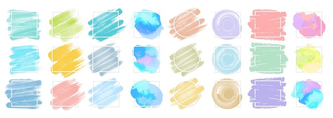 筆ブラシのフレーム文字なし