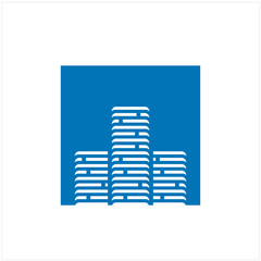 creative real estate logo design. Logo template real estate, apartment, condo, house.