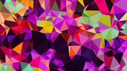 Abstract Colorful Geometrical Artwork,Abstract Graphical Art Background Texture,Modern Conceptual Art,Synthwave Aesthetic Poster Print,3D Rendering