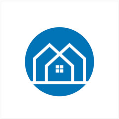 creative real estate logo design. Logo template real estate, apartment, condo, house.