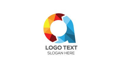 A letter abstract logo