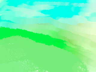 Fototapeta na wymiar light green blue pastel colors natural. Abstract landscape
