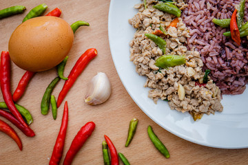 rice and basil chili