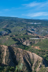 Naklejka premium view from the top of mountain