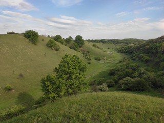 Zagajicka brda Deliblato green desert Serbia landscape