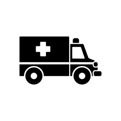 Fototapeta premium ambulance - transportation icon vector design template