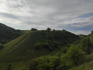 Zagajicka brda Deliblato green desert Serbia landscape