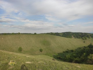 European green desert Deliblato sandy terrain landscape Serbia 