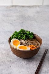 soba noodles with eggs