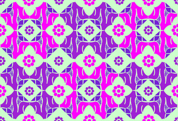 Indonesian batik motifs with very distinctive patterns,Vector