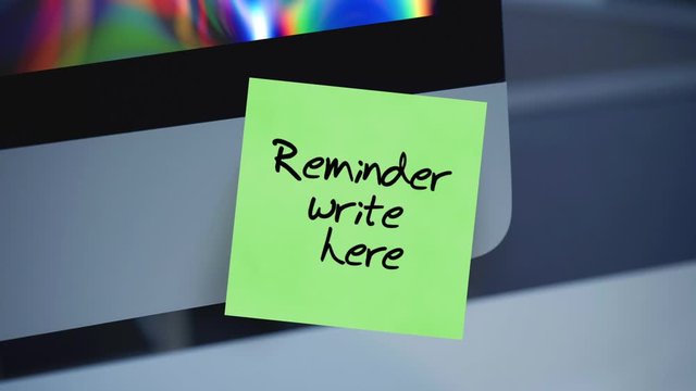 Sticky notes. Reminder write here. Message on the monitor. Space for text. List of important cases. A message for an employee, a colleague. Place for the inscription. For tracking. Isolated. 