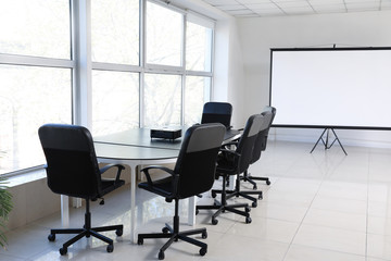 Interior of stylish modern office