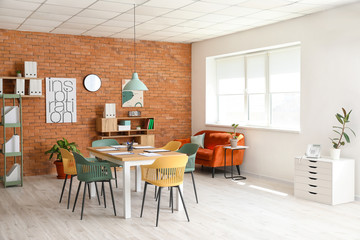 Interior of stylish modern office