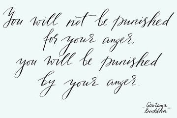 Phrase handwritten text vector don't speak just listen.